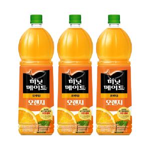 미닛메이드 푸르티 오렌지 1.5L/ 3개