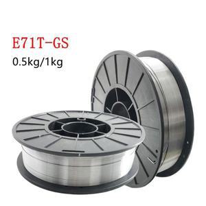 0.5KG/1KG E71T-GS 플럭스 코어 가스가 없는 용접 와이어 MIG 0.8mm/1.0mm 자기 차폐