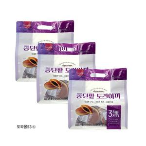 삼립 간식 빵 통단팥 도라야끼 360g x 3개