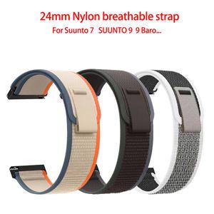 Suunto 9 Baro 9 Spartan 티타늄 합금 스트랩 Suunto 7 메탈 스포츠 스마트 시계 교체 용 손목 밴드