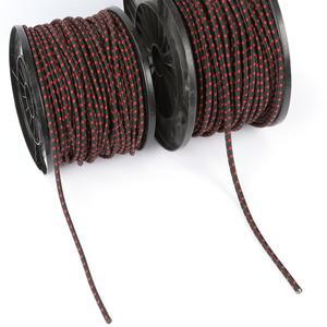 SL 탄성로프 탄력 스트레치코드 화물 고정 고무줄 끈 6mm, 1m, 블랙레드