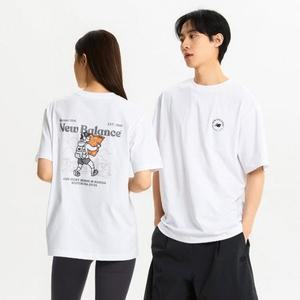 [뉴발란스]반팔티 EQS NBNEE21513-10 UNI NB Boy 트래블 반팔티 (OVER FIT)
