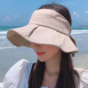 [MENPTLUT_53DU]여성썬캡 썬캡 긴억모자 챙넓은 자외선