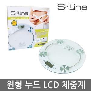 [기타]다와 에스라인 투명 전자식 체중계 원형체중계 초정밀