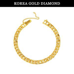 갤러리아 남자 순금 팔찌 팔각 콤비 컷팅 체인 24K 37.5g
