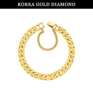 갤러리아 남자 순금 팔찌 면 체인 24K 37.5g