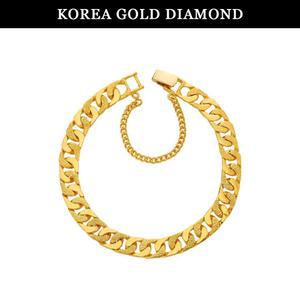 갤러리아 남자 순금 팔찌 면 콤비 체인 24K 37.5g