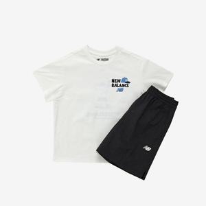 M 키즈트레이닝세트 PQC NK9YE2501U-10 Baseball_패턴 반팔티 세트