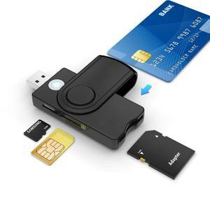 UTHAI for Windows 7 8 10 Linux OS USB SIM 스마트 카드 리더기 은행 IC/ID EMV SD TF MMC ISO 7816