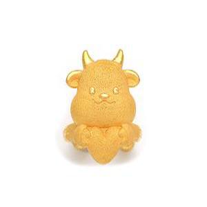 24K 순금 십이간지 소띠 돌반지 3.75g