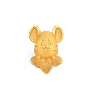 24K 순금 십이간지 쥐띠 돌반지 3.75g