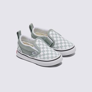 토들러 컬러 띠어리 체커보드 Slip-On 슬립온 벨크로 VN000D0TEPO1