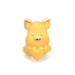 [비앤비골드] 24K 순금 십이간지 돼지띠 돌반지 3.75g