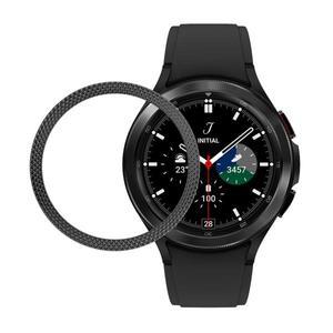 삼성에 적합한 갤럭시 워치 4 5 메탈 베젤 커버 보호 링 범퍼 접착 케이스, 40mm 44mm 클래식 42mm 46mm 워