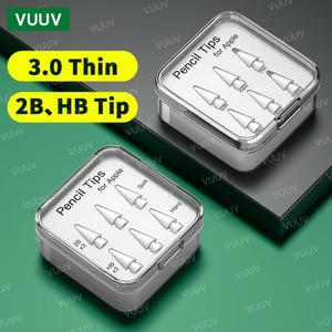 애플기기 호환기기 호환제품 호환 PENCIL 용 VUUV 팁 애플기기 호환기기 호환제품 호환 PENCIL 용 ST 2ND USB C PRO 펜촉 더블 레이어 2B HB 2.0 3.0 소프트 하드