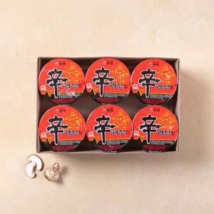 [농심] 신라면 컵 6입 390g(65gx6입)