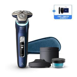 [쇼핑백+휴대용면도기+코털트리머 증정]SkinIQ 9000 전기면도기 S9980/54