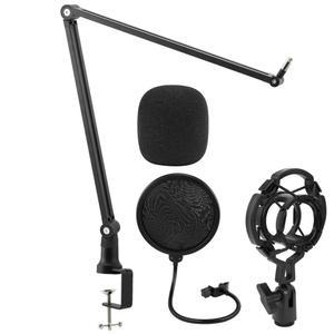 가능한 USB BLUE YETI 조정 서스펜션 필터 받침대 마이크 BM800 스탠드 콘덴서 가위 금속