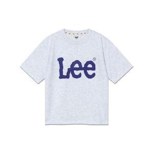 LEE 키즈 빅 트위치 스탠다드핏 반팔 티 화이트멜란지 LK2502ST02WM