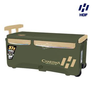 HDF 해동 카리스마 아이스박스 37L HB-3186 낚시용 캐리어 바퀴 쿨러 37리터