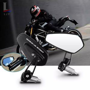 핸들 오토바이 바 S 엔드 범용 스즈키 GSXS 750 1000 미러 2개 CNC 백미러 마운팅 S750 GT GSX