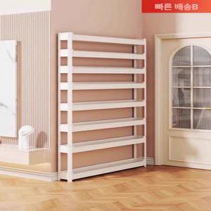 문뒤수납장 슬림 선반 틈새 폭 9.5CM 8단
