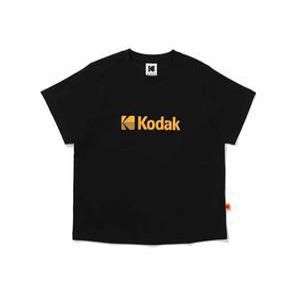 코닥 W 빅로고 아스킨 반팔 티셔츠 B1 K5222ERS26 BLK CHC IVR WHT