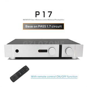 완벽하게 복제된 PASS 1.7 회로 P17 MOSFET 클래스 A 원격 제어 밸런스드 프리앰프