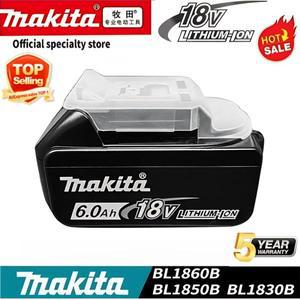 정품 Makita 18V 배터리 BL1830/BL1840/BL1850 3.0Ah/5.0Ah/6.0Ah LXT TW251D TD173D 전동 공구와 호환 가