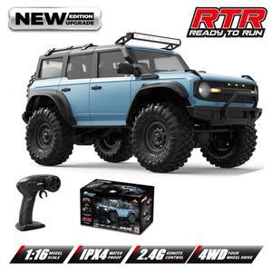 새로운 2025 HB R1601 R1603 1:16 포드 말 Rc 원격 제어 모델 시뮬레이션 자동차 4WD 오프로드 등산 소년