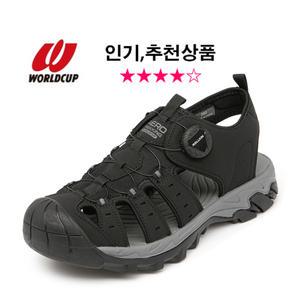 월드컵 리미트 다이얼시스템 남성밸크로샌들 운전자샌들 남성용 아쿠아슈즈