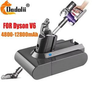 다이슨 호환 V6 배터리 용 새 21.6V 12800mAh 리튬 이온 DC58 DC61 진공 청소기 SV09