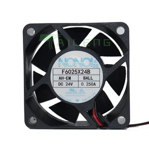 F6025X24B AH DC24V 0.25A 볼 냉각 팬 6CM 인버터