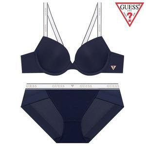 [롯데백화점]게스 컬러믹스 화이트밴딩 브라팬티세트 GDWBRBP212NY