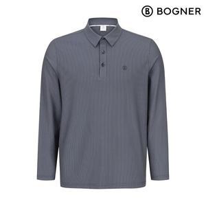 [보그너] 남성 긴팔 에리형 SRT 냉감티셔츠 D/GREY