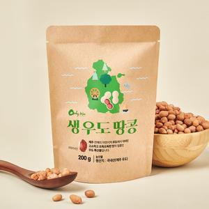 최유라쇼 제주 우도 생땅콩(200g)*5봉