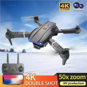 E99Pro RC 드론 4K Professinal 1080P 광각 HD 카메라 접이식 헬리콥터 WIFI FPV 높이 선물 장난감 보유