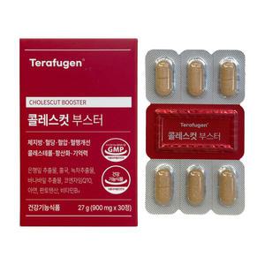 테라퓨젠 콜레스컷 부스터 900mg x 30정 1개 / 써클