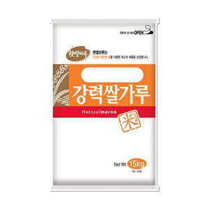 [대두식품] 강력쌀가루(국산쌀) 15kg / 햇쌀마루 쌀가루 제빵용 쌀빵