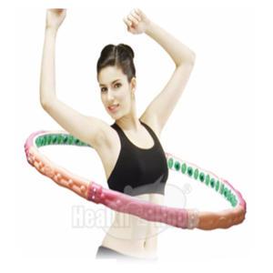 평화 헬스원 훌라후프 다이나믹 헬스후프 2.5kg 지압자석 조립식 상급자용