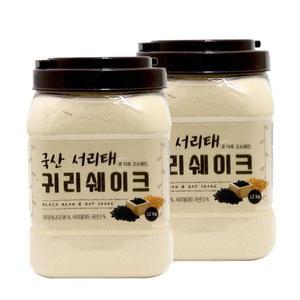 [태광선식] [태광선식] 국산서리태로 더욱고소해진 귀리쉐이크 1.2kg x 2개