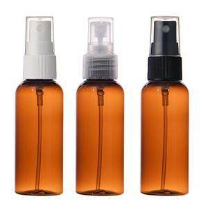 [허브스프레이]50ml (원형)갈색스프레이용기 / 플라스틱용기