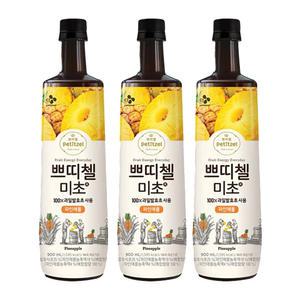 쁘띠첼 미초 파인애플, 900ML, 3개