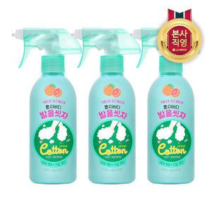 온더바디 코튼풋 발을씻자 풋샴푸 자몽 발샴푸 385ml x 3개