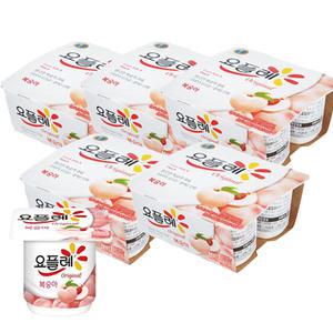 빙그레 요플레 복숭아 85g X 20입 아이스박스 포장 무료배송