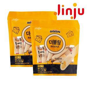 [진주햄]진주 천하장사 더블링 콰트로치즈 400g X 2개