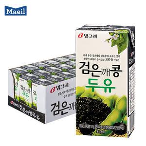 빙그레 검은깨콩두유 190mlx48팩