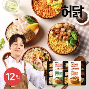 [허닭] 다이어트 도시락 210g 4종 12팩