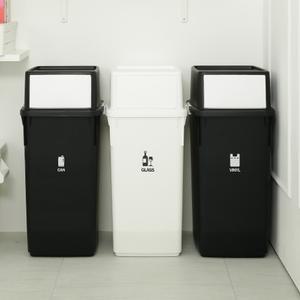 [라이피스트] 컬러빈 분리수거함 롱바디 60L 3P