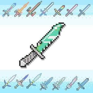 8mm 디폼블럭 총 칼 야광 검 만들기 1-27